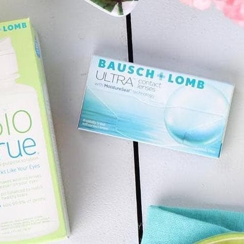 Линзы Bausch+Lomb ULTRA — фото из отзыва «Удобно работать за компьютером в этих линзах»