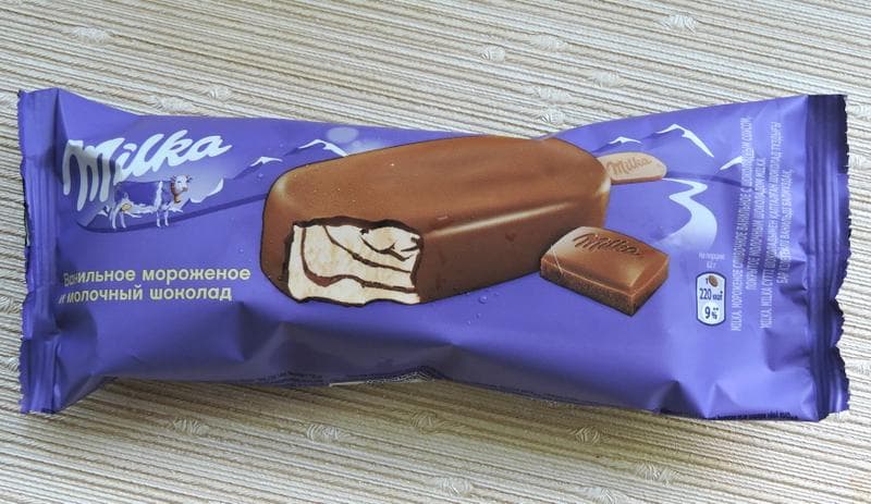 Мороженое эскимо "Milka" Nestlе — фото из отзыва «Мне и детям нравится.» (2 из 2)