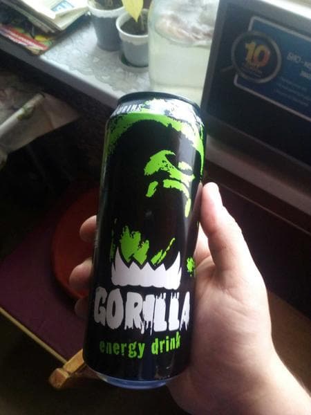 Энергетический напиток Gorilla — фото из отзыва «Идеально сбалансированный напиток»