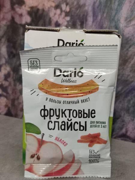 Фруктовые слайсы  Dario Wellness — фото из отзыва «Для детей и взрослых» (1 из 3)