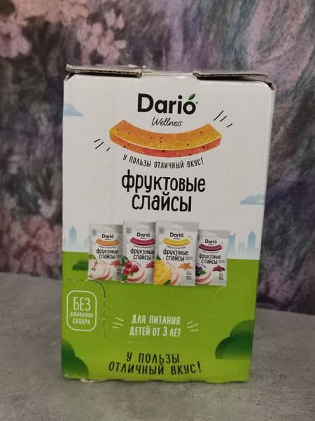 Фруктовые слайсы  Dario Wellness — фото из отзыва «Для детей и взрослых» (2 из 3)