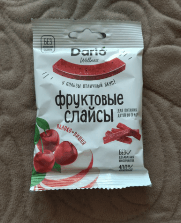 Фруктовые слайсы  Dario Wellness — фото из отзыва «Идеально для перекусов!» (2 из 4)