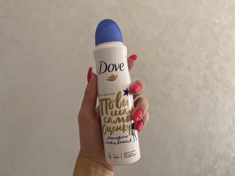 Дезодорант Dove Красота и уход — фото из отзыва «Запах свежести»
