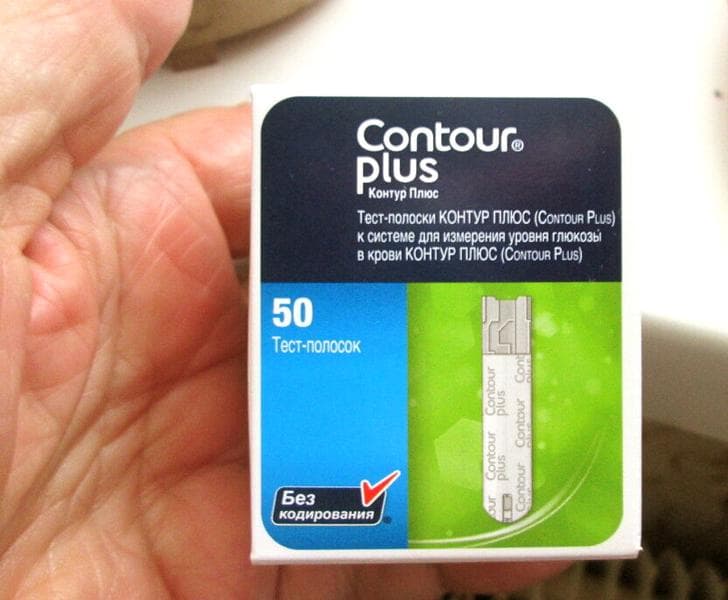 Тест-полоски Contour Plus — фото из отзыва «Контур Плюс - лучшие тест-полоски для идеальной компенсации »