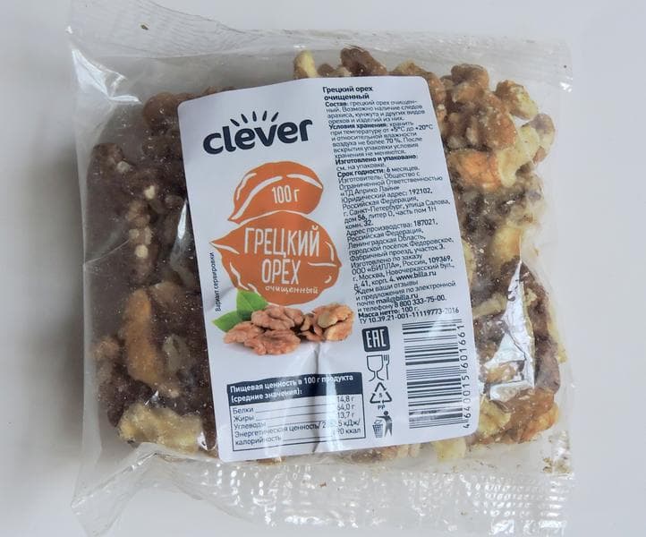 Грецкий орех "Clever" — фото из отзыва «Неплохой.» (2 из 2)