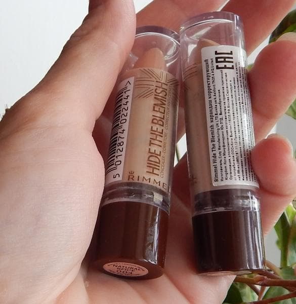 Консилер Rimmel Hide the Blemish — фото из отзыва «Отлично маскируют проблемы на лице»