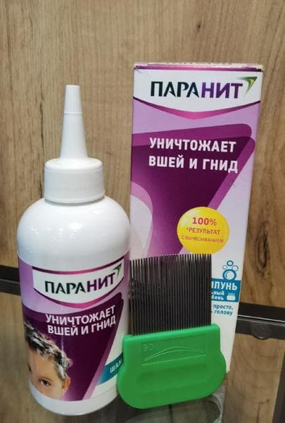 Паранит Шампунь — фото из отзыва «Очень довольна эффективностью Паранита.»