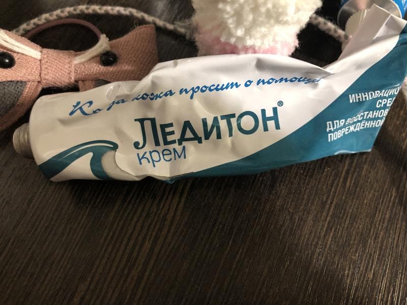 Крем Ледитон ФАРМПРЕПАРАТ — фото из отзыва «Хороший крем, отлично смягчает кожу»