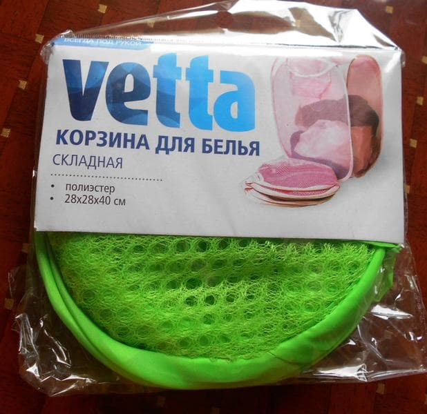 Корзина для белья  "Vetta" — фото из отзыва «Нужная в хозяйстве вещичка» (2 из 2)