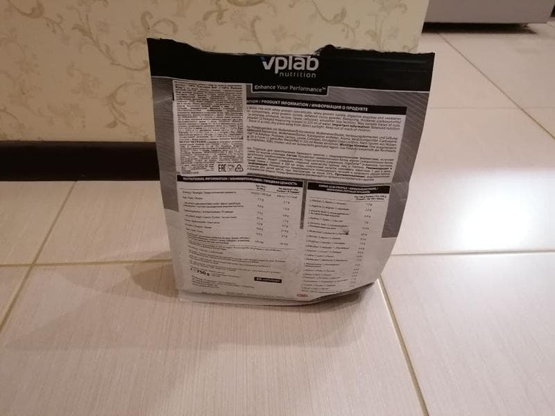 100% Platinum Whey со вкусом Chocolate от VPLAB — фото из отзыва «Нравится, этот протеин.» (2 из 4)
