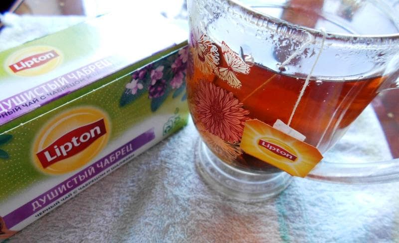 Чай черный Lipton  "Душистый чабрец" — фото из отзыва «Обожаю чабрец, где бы он не был» (1 из 3)