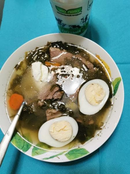 Сметана "Это Лето" 20% — фото из отзыва «Натуральная сметана с нежным сливочным вкусом. Рекомендую!»