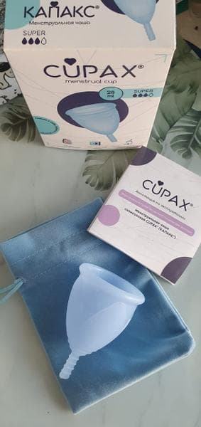 Менструальная чаша Cupax — фото из отзыва «С комфортом без вреда здоровью»