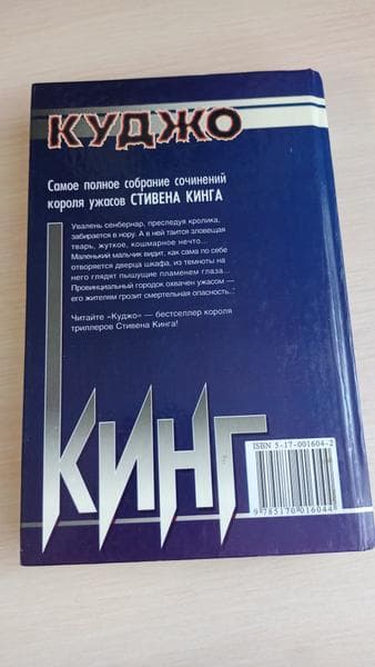 Книга "Куджо" Стивен Кинг — фото из отзыва «Собака - друг человека.... но не всегда.» (2 из 3)