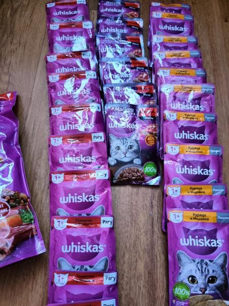 Корм для кошек whiskas — фото из отзыва «Вкусно, сытно, доступно!»