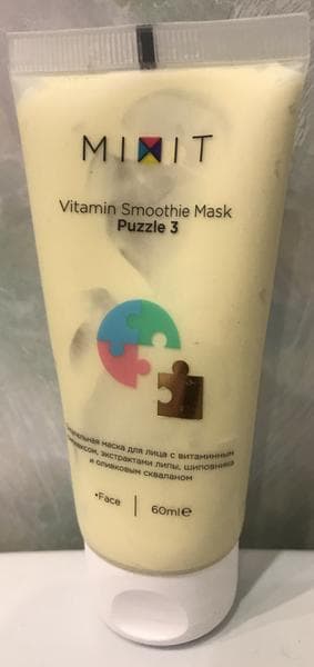Маска для лица Mixit vitamin smoothie mask puzzle 3 — фото из отзыва «Очень нравится» (3 из 3)
