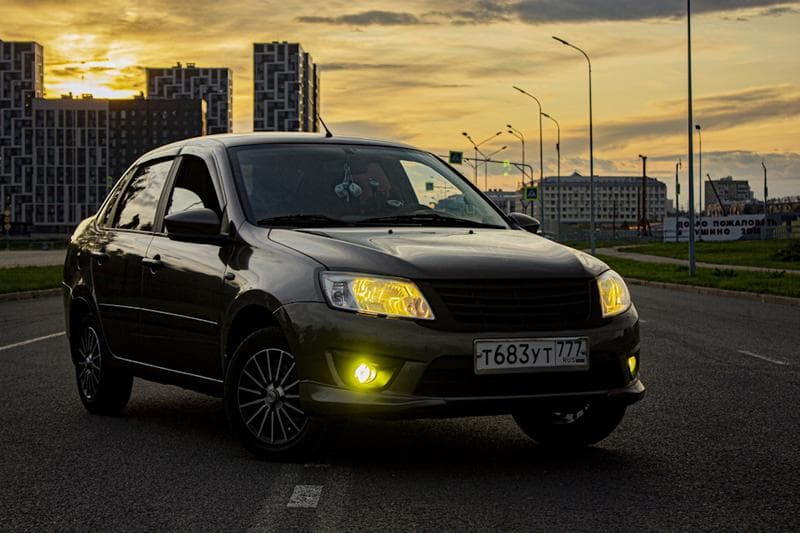 Автомобиль LADA (ВАЗ) Гранта — фото из отзыва «Машина в целом не плохая за такие деньги»