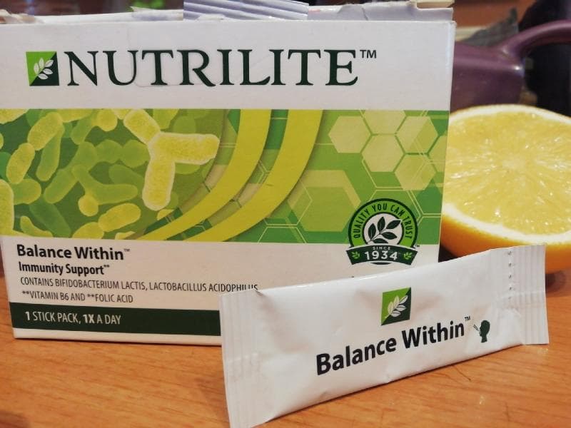 Пробиотик Nutrilite Balance Within — фото из отзыва «С нутрилайтом я только в выигрыше!»