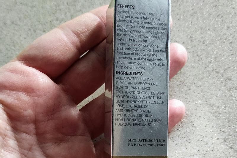 Сыворотка Breylee Retinol lifting serum — фото из отзыва «Прекрасная уходовая сыворотка, всем рекомендую!» (3 из 8)