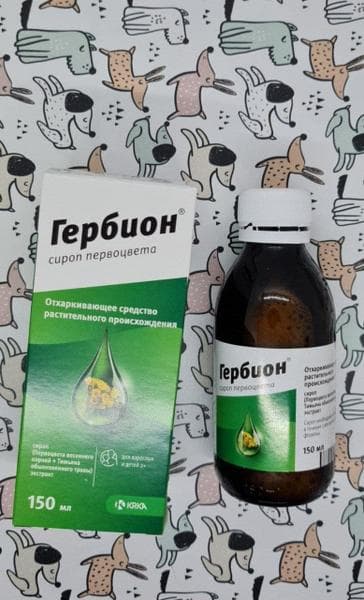Гербион Сироп первоцвета — фото из отзыва «Спасение ребенка от мучительного ночного кашля»