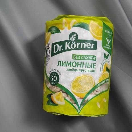 Хлебцы Dr. Corner лимонные — фото из отзыва «Отличная замена сладкому, да ещё и полезная!»