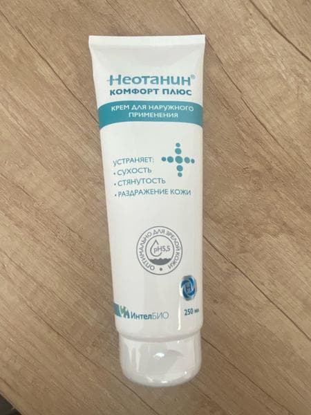 Неотанин комфорт плюс крем — фото из отзыва «Помог справиться с сухостью кожи и зудом в холодное время го» (3 из 3)