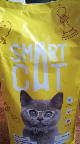 Smart cat сухой корм для котят — фото из отзыва «Лучший корм для котят! Поедается с удовольствием. Польза кор»