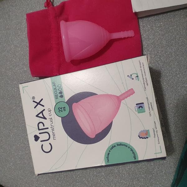 Менструальная чаша Cupax — фото из отзыва «Менструальная чаша CUPAX Regular»