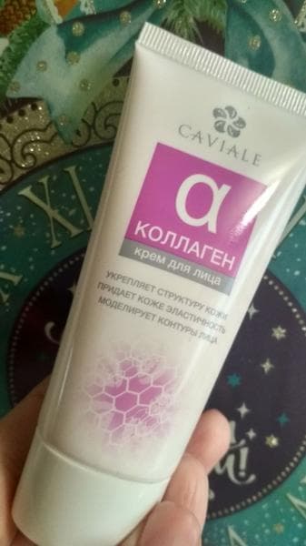 Крем для лица CAVIALE Коллаген — фото из отзыва «Приятный крем по приятной цене»