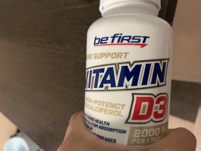 Be First Vitamin D3 2000ME, 60 гелевых капсул — фото из отзыва «Высокая концентрация, дозировка 1 капсула в день»
