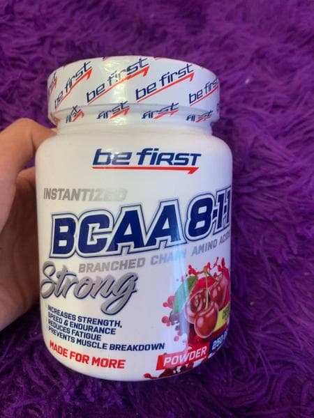 Be First BCAA 8:1:1 Instantized powder 250 гр — фото из отзыва «Мне нравится эффект»