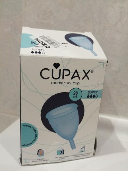 Менструальная чаша Cupax — фото из отзыва «Менструальная чаша дарит комфорт и экономит деньги»