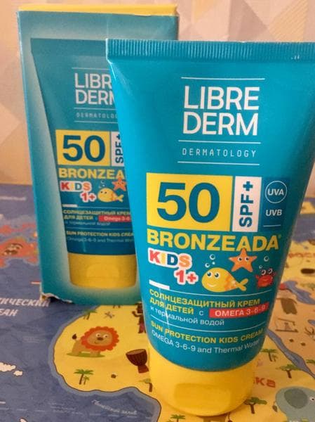 BRONZEADA/ БРОНЗИАДА Солнцезащитный крем для детей LIBREDERM  — фото из отзыва «Лучшая защита для детской кожи»