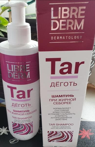 Шампунь для волос "ДЕГОТЬ" Librederm  — фото из отзыва «Помогает избавиться от перхоти при любом типе волос шампунь »