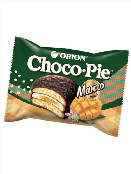 Пирожное Orion Choco Pie "Mango" — фото из отзыва «Заявленное не заметила»