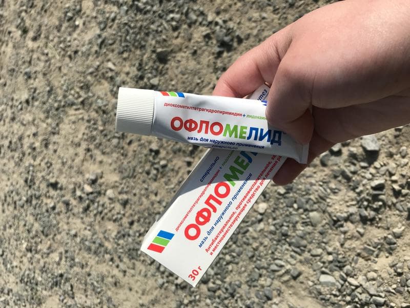 Офломелид — фото из отзыва «Чудесная мазь, должна быть у каждого под рукой, для экстренн»