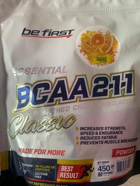 Be First BCAA 2:1:1 Powder 450 гр — фото из отзыва «Полезно, вкусно, не дорого»