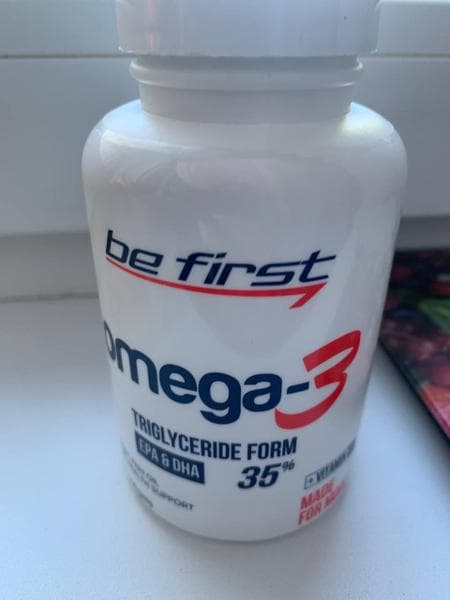 Be first omega 3 — фото из отзыва «Дополнительный источник жирных кислот»