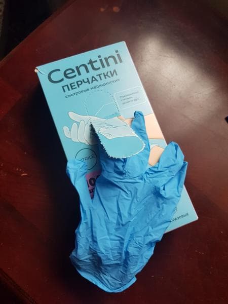 Перчатки нитриловые Centini — фото из отзыва «Прочные, удобные, хорошо тянуться.» (3 из 3)