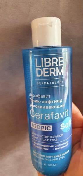 Успокаивающий тоник-софтнер Librederm Cerafavit — фото из отзыва «Самый лучший тоник» (1 из 2)