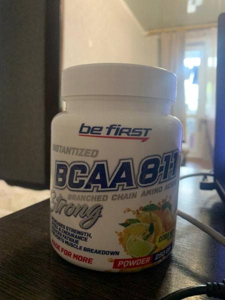 Be First BCAA 8:1:1 Instantized powder 250 гр — фото из отзыва «Полезно для мышечной массы»