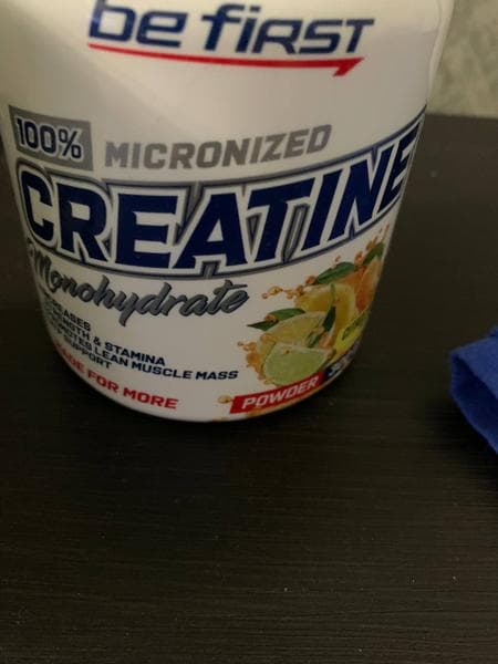 Be First Креатин Creatine Micronized Powder 300 гр — фото из отзыва «Действенно и пить вкусно»