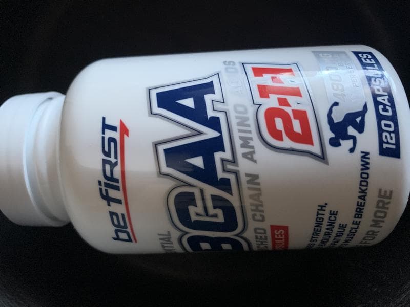 Be First BCAA Capsules, 120 капсул — фото из отзыва «Простота применения»