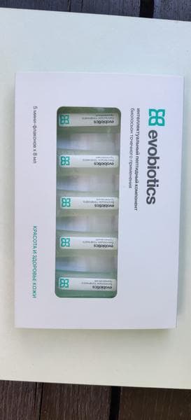Биолосьон Evobiotics  — фото из отзыва «Альтернатива аппаратной косметологии»