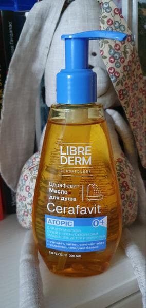 Масло Librederm CERAFAVIT липидовосстанавливающее — фото из отзыва «Масло для душа Церафавит Либридерм»