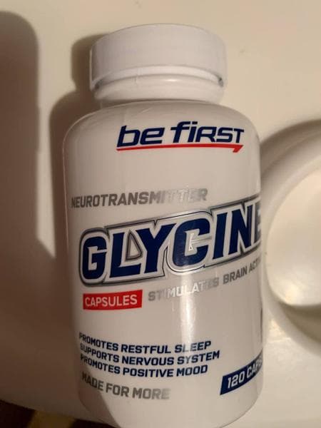 Be First Glycine (глицин) 120 капсул — фото из отзыва «Глицин он и в Африке глицин»