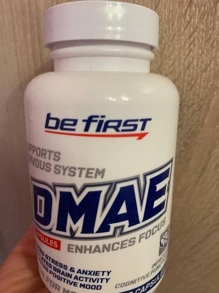 Be First DMAE, 90 капсул — фото из отзыва «Эластичность кожи и мыщц»