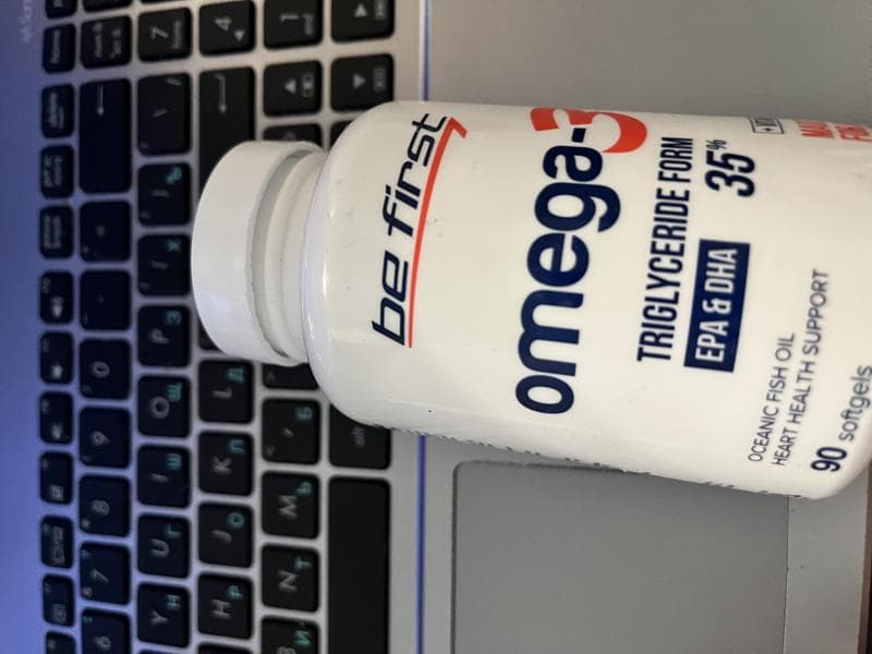 Be first omega 3 — фото из отзыва «Высокая концентрация, не приходится принимать много капсул»