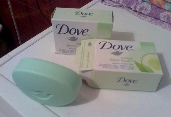 Мыло Dove  — фото из отзыва «Мыло, просто волшебное!!!»