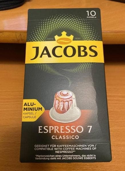 Кофе растворимый Jacobs Espresso Classico 7 — фото из отзыва «Jacobs капсулы Espresso Classico 7» (1 из 2)